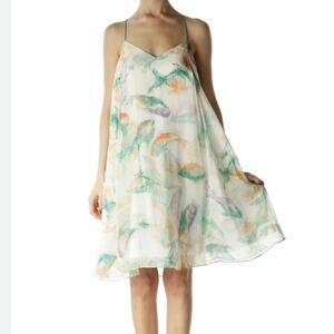 Philosophy Watercolor Koi Fish Cami Sun Dress Size Medium